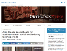 Tablet Screenshot of orthodoxethos.com